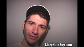 Gay Glory Hole Blowjob