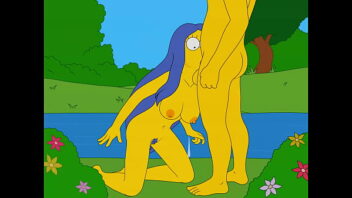 Marge Simpson And Bart Simpson