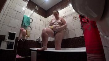 Woman Under Shower