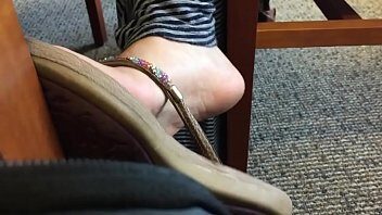 Candid Nylon Feet