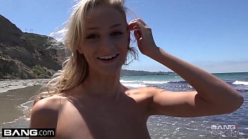 Teen nude at beach